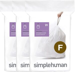 simplehuman Code F Custom Fit Drawstring Trash Bags-image